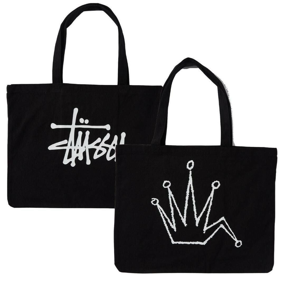 日本未入荷 STUSSY トートバッグ Broken Tote Blackトートバッグ