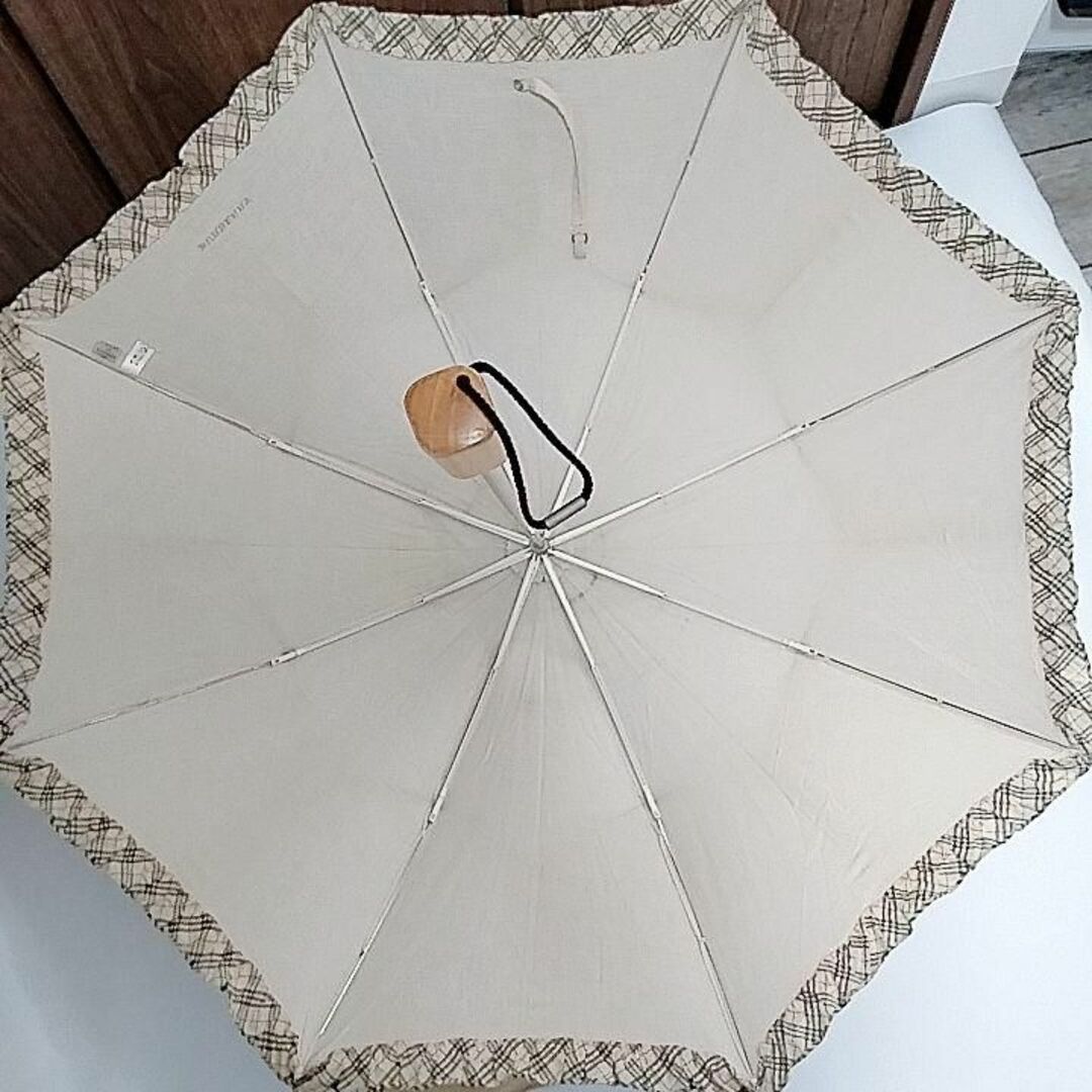 バーバリー 晴雨兼用 日傘 折りたたみ ノバチェック ロゴ 傘袋付き-
