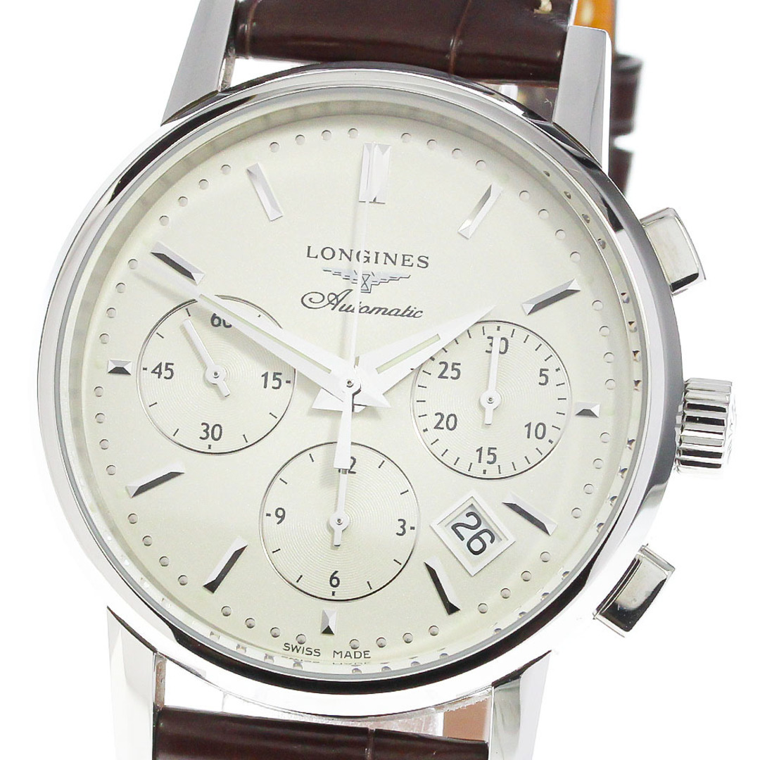 ロンジン LONGINES L2.733.4 コラムホイール クロノグラフ 自動巻き メンズ 良品 箱付き_761323