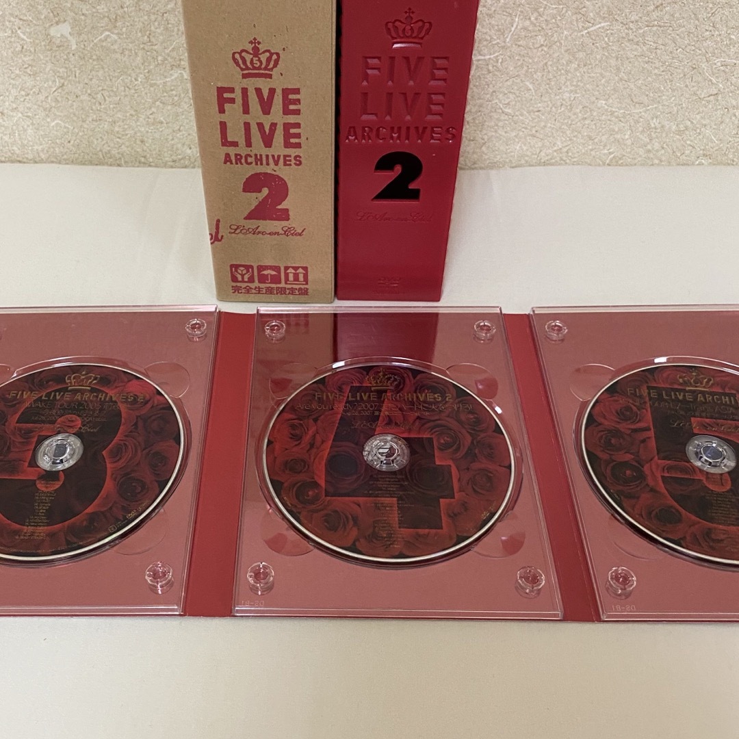 売れ済銀座 『L&acute;Arc〜en〜Ciel』FIVE LIVE ARCHIVES 2 | assistport.co.jp