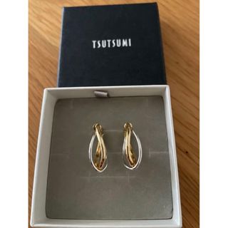 JEWELRY TSUTSUMI - フープピアス K10YG K10WGの通販 by choco's shop