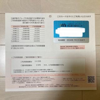 三越伊勢丹　株主優待　女性名義(ショッピング)