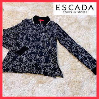 エスカーダ(ESCADA)の【未使用品】ESCADA エスカーダ　柄シャツ　ゴルフ　総柄　ロンティー　シャツ(ウエア)