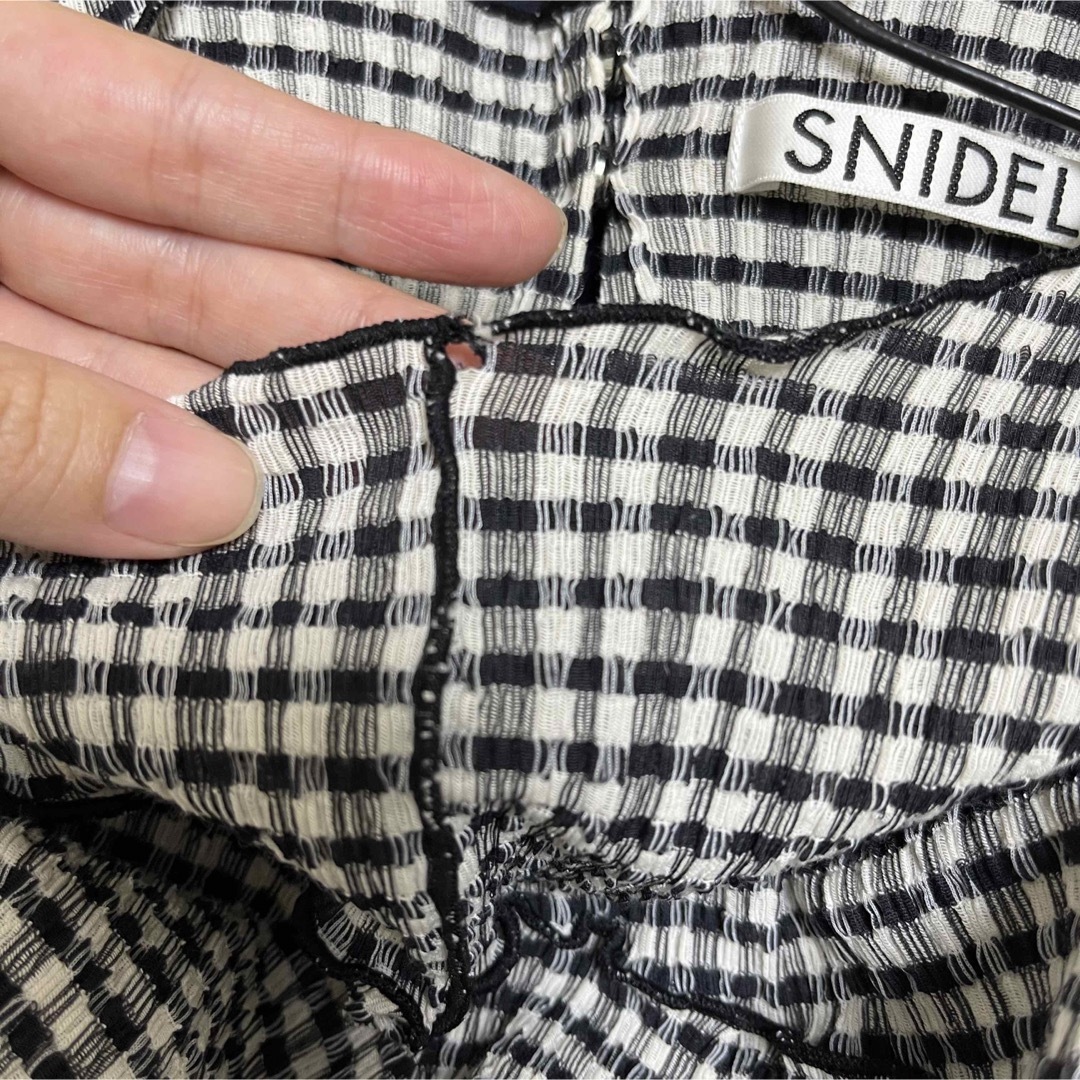 snidel メローデザインワンピース レディースのワンピース(ロングワンピース/マキシワンピース)の商品写真