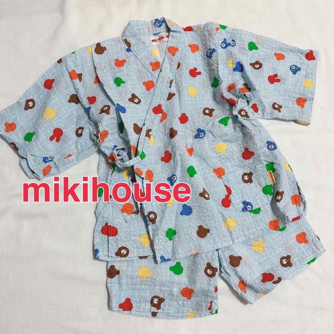 mikihouse(ミキハウス)のミキハウス  mikihouse 甚平 110 男の子女の子 浴衣 キッズ/ベビー/マタニティのキッズ服男の子用(90cm~)(甚平/浴衣)の商品写真