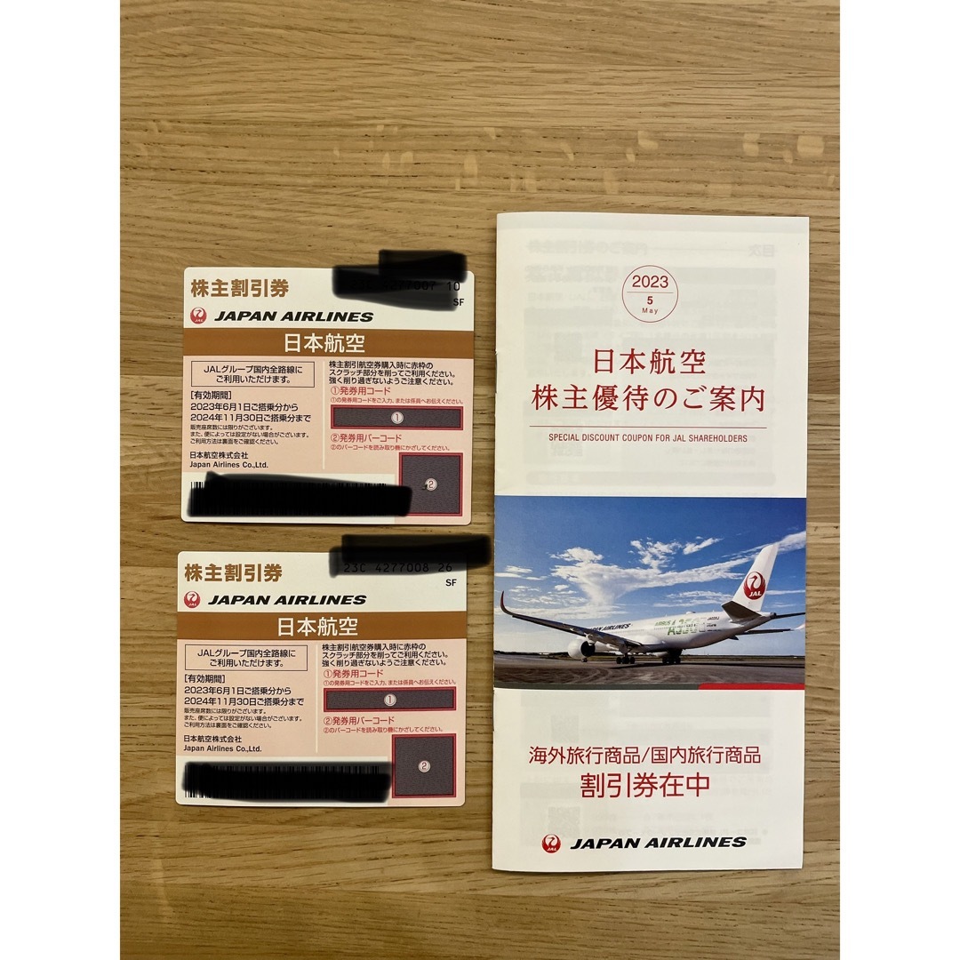 JAL 日本航空　株主優待航空券