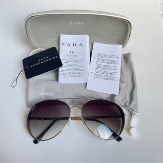 ザラ(ZARA)のZARA ディアドロップ サングラス 美品 タグあり ユニセックス(サングラス/メガネ)