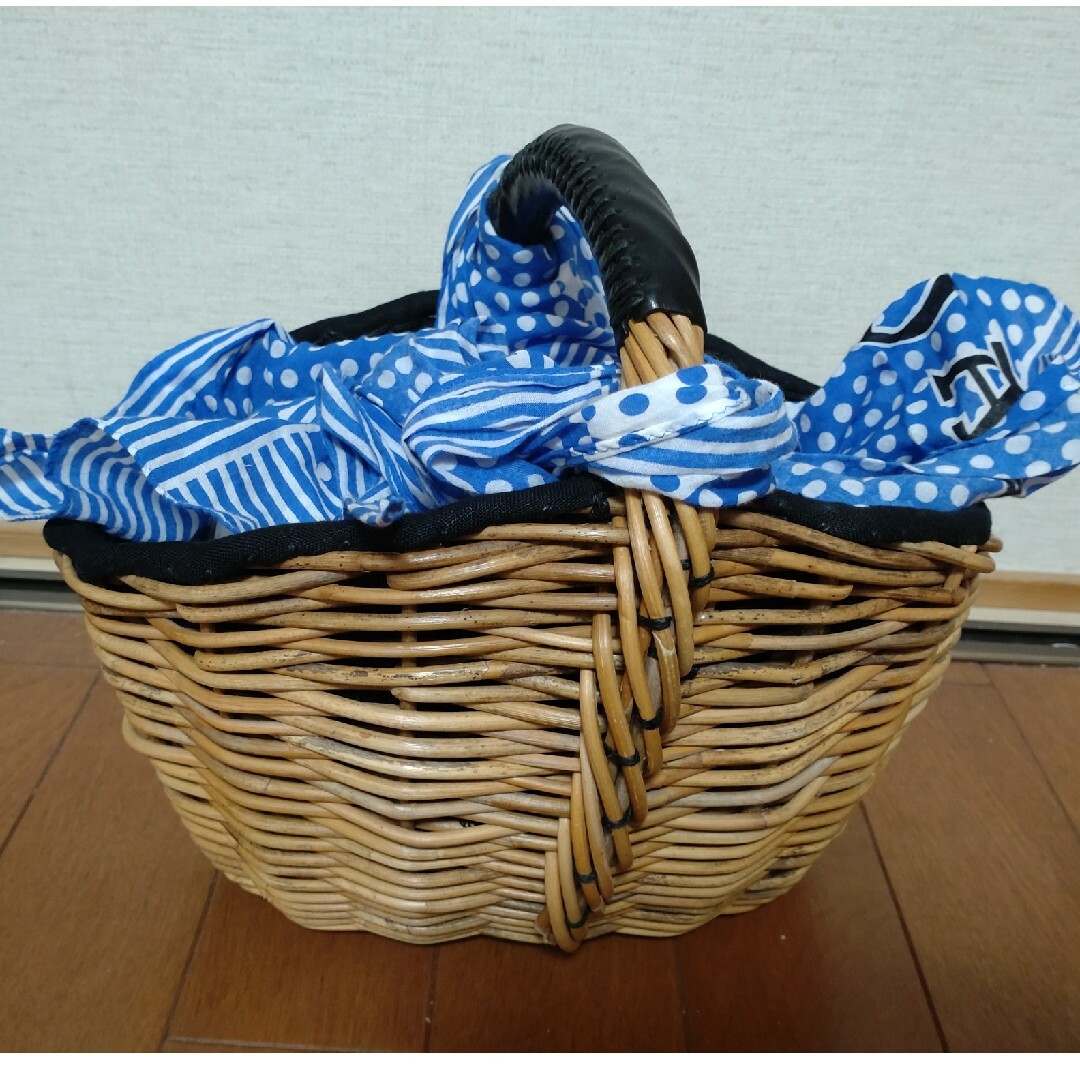 2019AW エバゴス ebagos カゴ カゴバッグ 黒 - かごバッグ/ストローバッグ