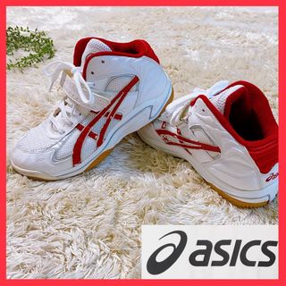 アシックス(asics)のASICS アシックス　スニーカー　シューズ　バレー　バスケット　赤　25(バレーボール)