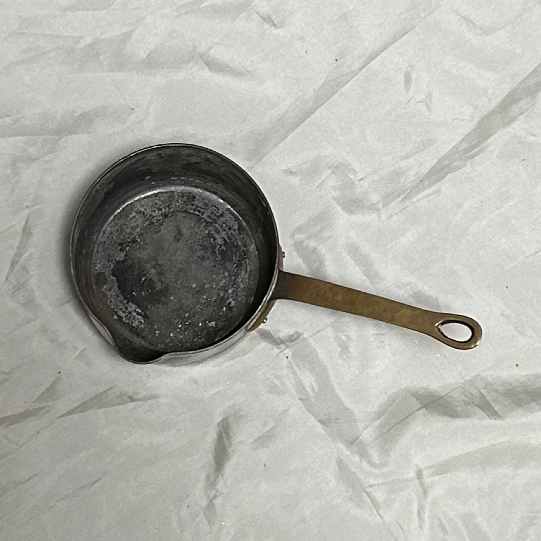 銅製 片手鍋 コッパー ソースパン  フランス アンティーク