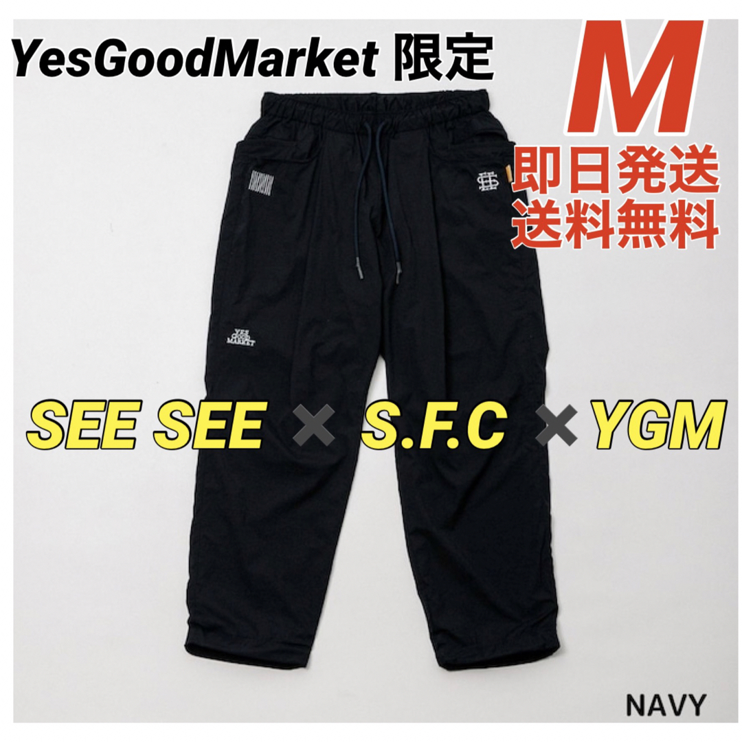 YGM × SEE SEE × S.F.C WIDE TAPERED PANTS