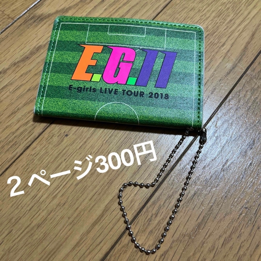 E-girls(イーガールズ)のE-girls LIVE TOUR 2018 パスケース レディースのファッション小物(名刺入れ/定期入れ)の商品写真