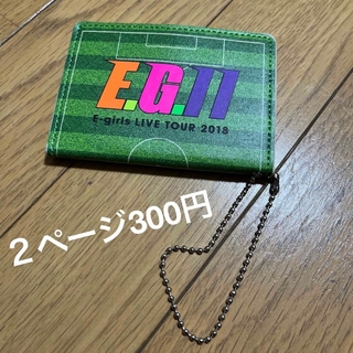 イーガールズ(E-girls)のE-girls LIVE TOUR 2018 パスケース(名刺入れ/定期入れ)