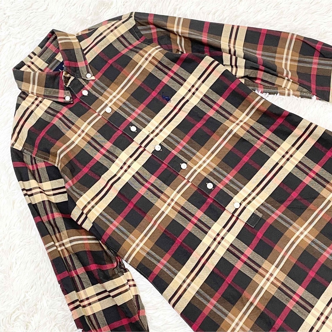 Ralph Lauren - ラルフローレン【美品】長袖シャツワンピース 6 L位