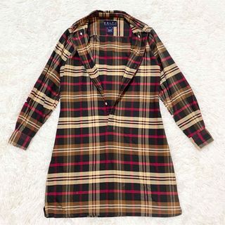 Ralph Lauren - ラルフローレン【美品】長袖シャツワンピース 6 L位