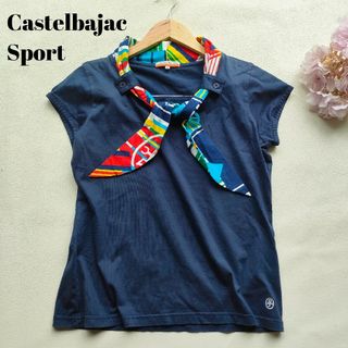 カステルバジャック(CASTELBAJAC)のカステルバジャック　スポーツ　スカーフデザイン　Tシャツ(ウエア)