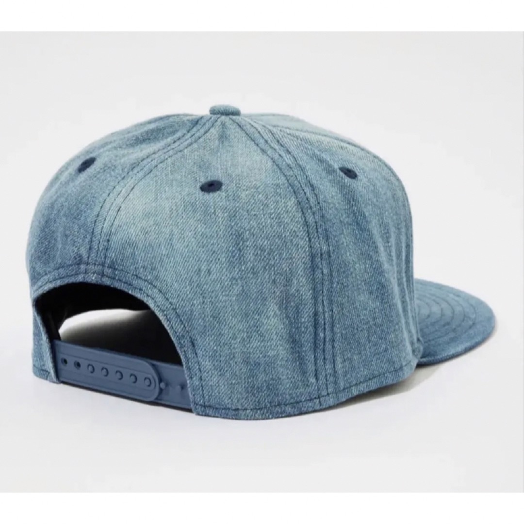 バ DENIM CAP L.BLU バナナマン ニューエラ キャップ 帽子