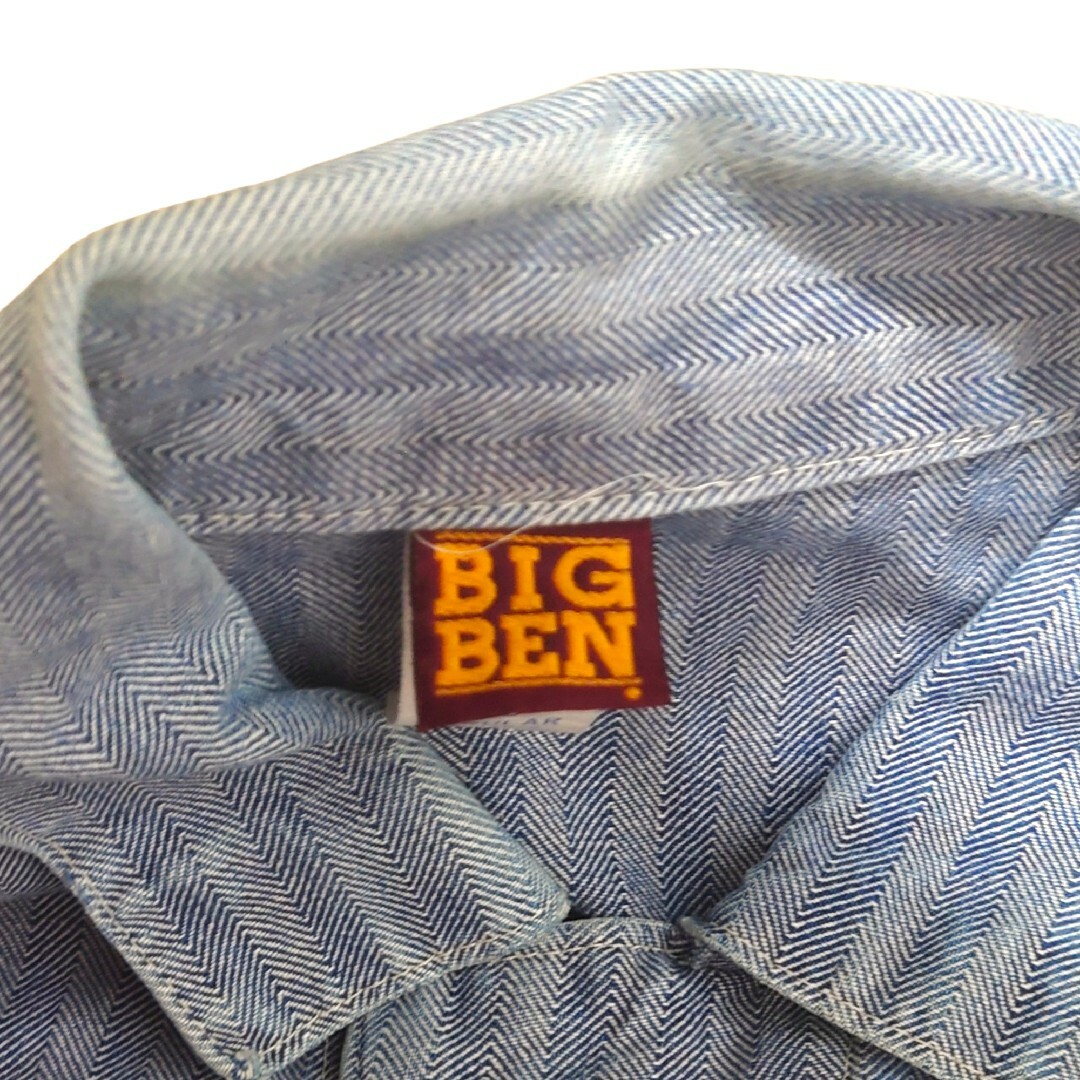 BIG BEN】80's 茶タグ ツナギ ジャンプスーツ リペア A-1090
