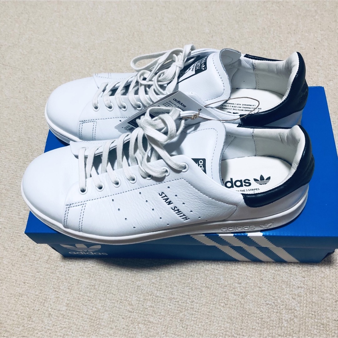 スタンスミス lux ラックス26.5 hq6785 Stan Smith 白黒-