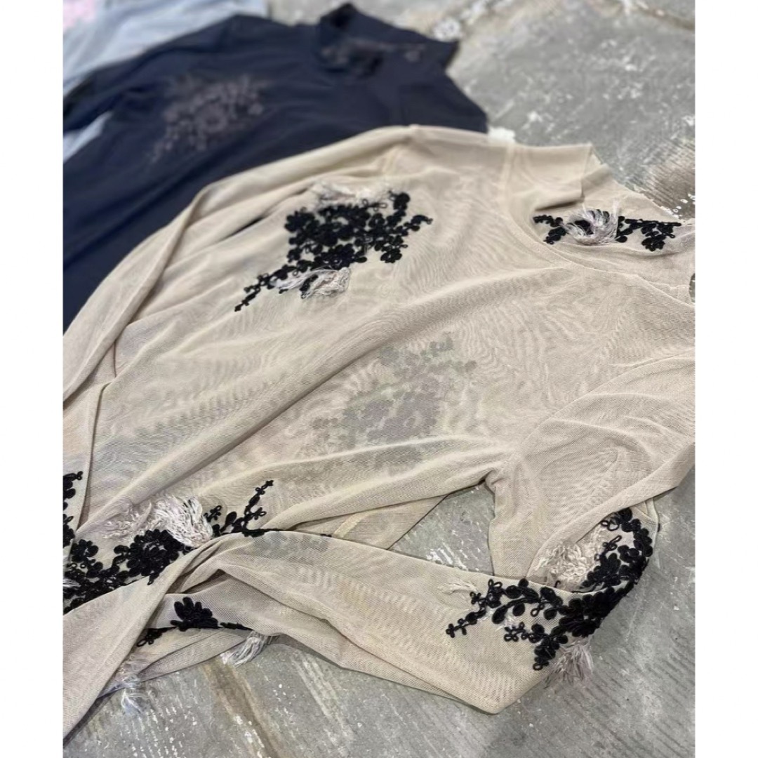 AMERI UND FUR EMBROIDERY SKIN TOP 7