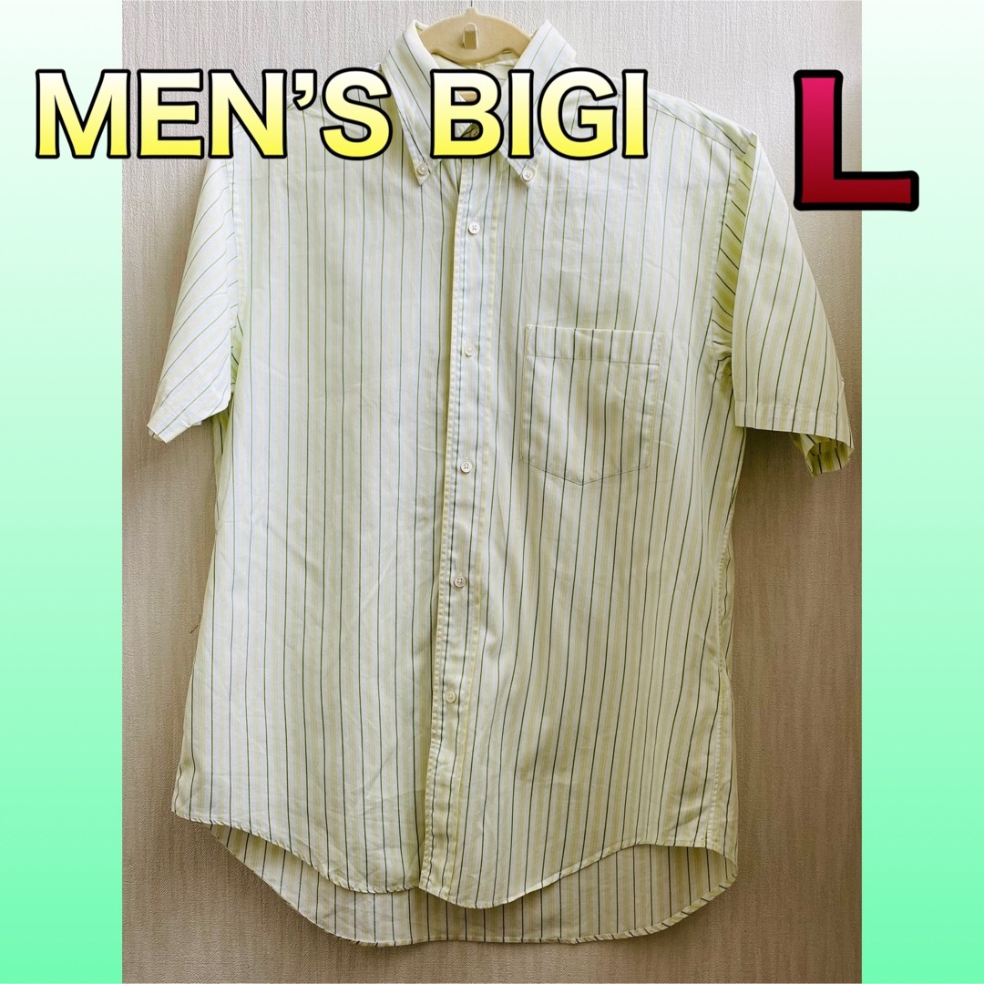 MEN'S BIGI(メンズビギ)のメンズビギ 半袖シャツ Lサイズ メンズのトップス(シャツ)の商品写真