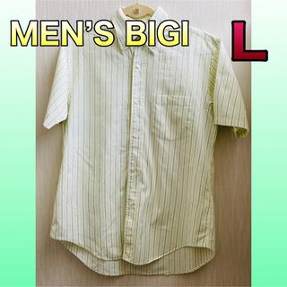 メンズビギ(MEN'S BIGI)のメンズビギ 半袖シャツ Lサイズ(シャツ)