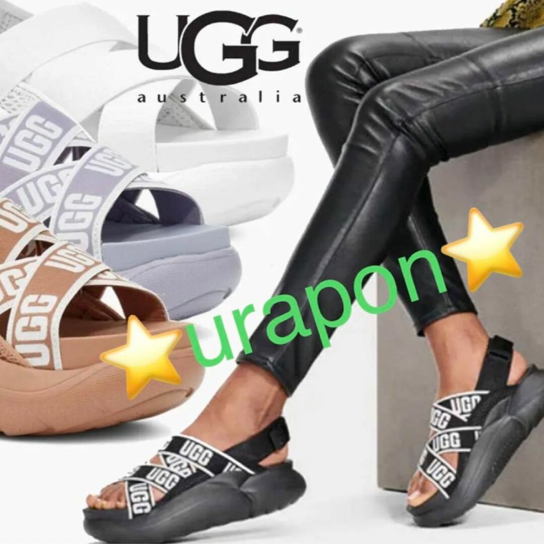 UGG(アグ)の完売しました。。。。②22.5✨超超美品✨UGG✨LA CLOUD SANDAL レディースの靴/シューズ(サンダル)の商品写真