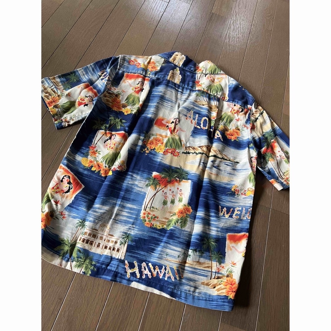 Ralph Lauren(ラルフローレン)のご専用　RALPH LAUREN ヴィンテージ90'sアロハシャツ　フラガール レディースのトップス(シャツ/ブラウス(半袖/袖なし))の商品写真