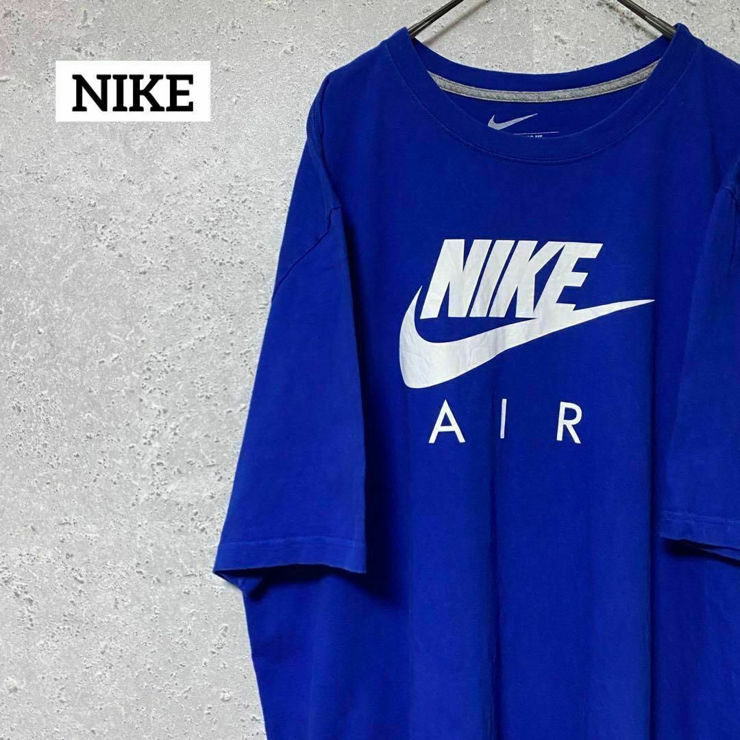 NIKE ナイキ Tシャツ 半袖 ゆるだぼ ロゴ シンプル プリント XXL 00s NIKE Tシャツ フロントプリント ゆるダボ