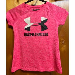 アンダーアーマー(UNDER ARMOUR)の（中古）アンダーアーマー　ピンク　140  130(Tシャツ/カットソー)