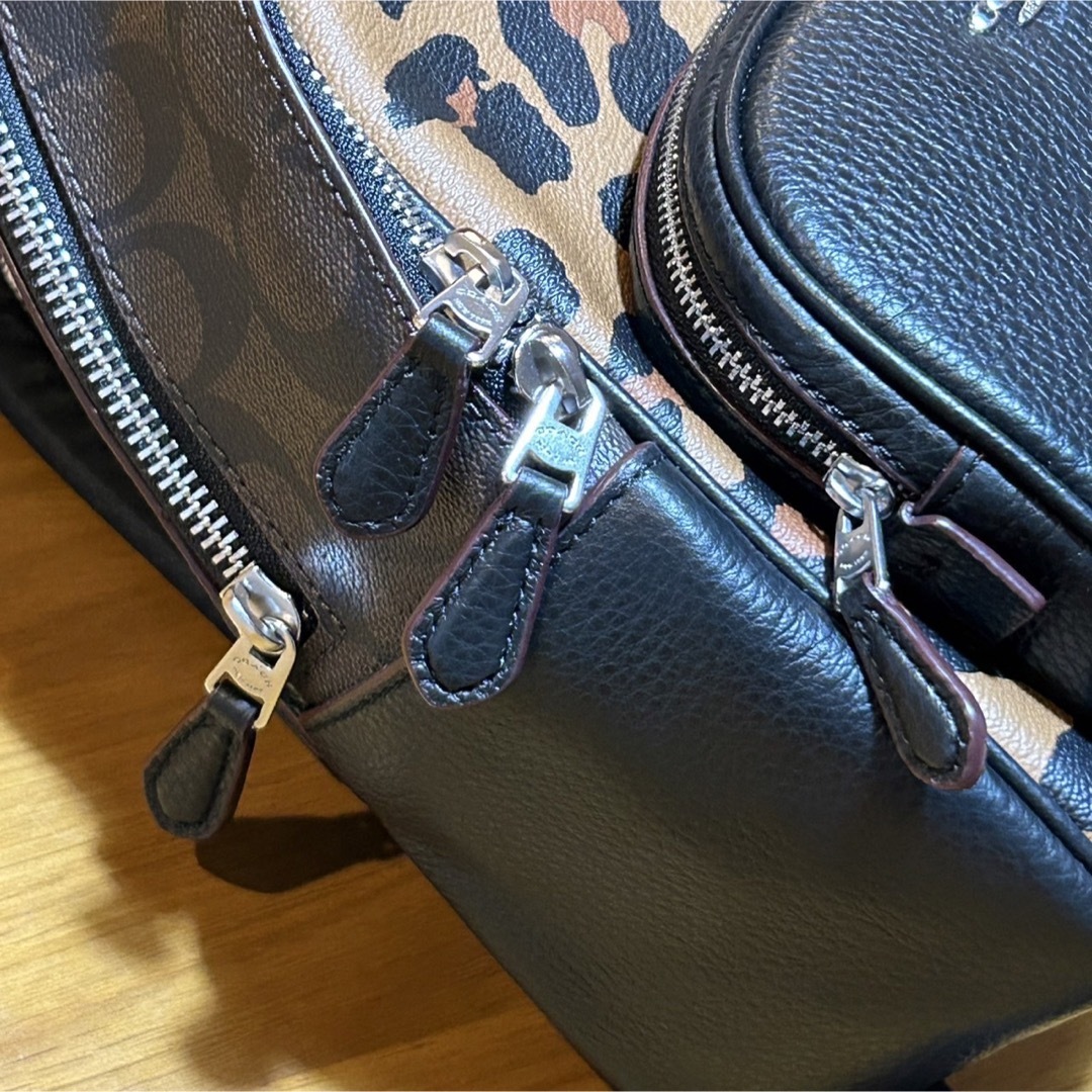 COACH - 新品未使用 コーチ COACH リュック バックパック レオパード ...