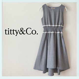 ティティアンドコー(titty&co)のtitty&Co. ティティアンドコー ワンピース 夏服 フレアスカート(ロングワンピース/マキシワンピース)