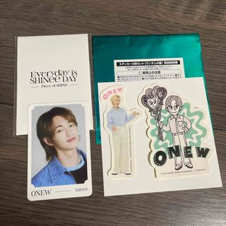 シャイニー(SHINee)のSHINee ONEW トレカ、ステッカー(アイドルグッズ)