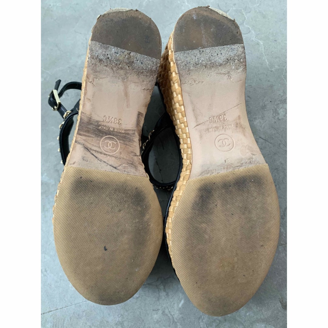 CHANEL(シャネル)のchanel サンダル　ウェッジソール レディースの靴/シューズ(サンダル)の商品写真