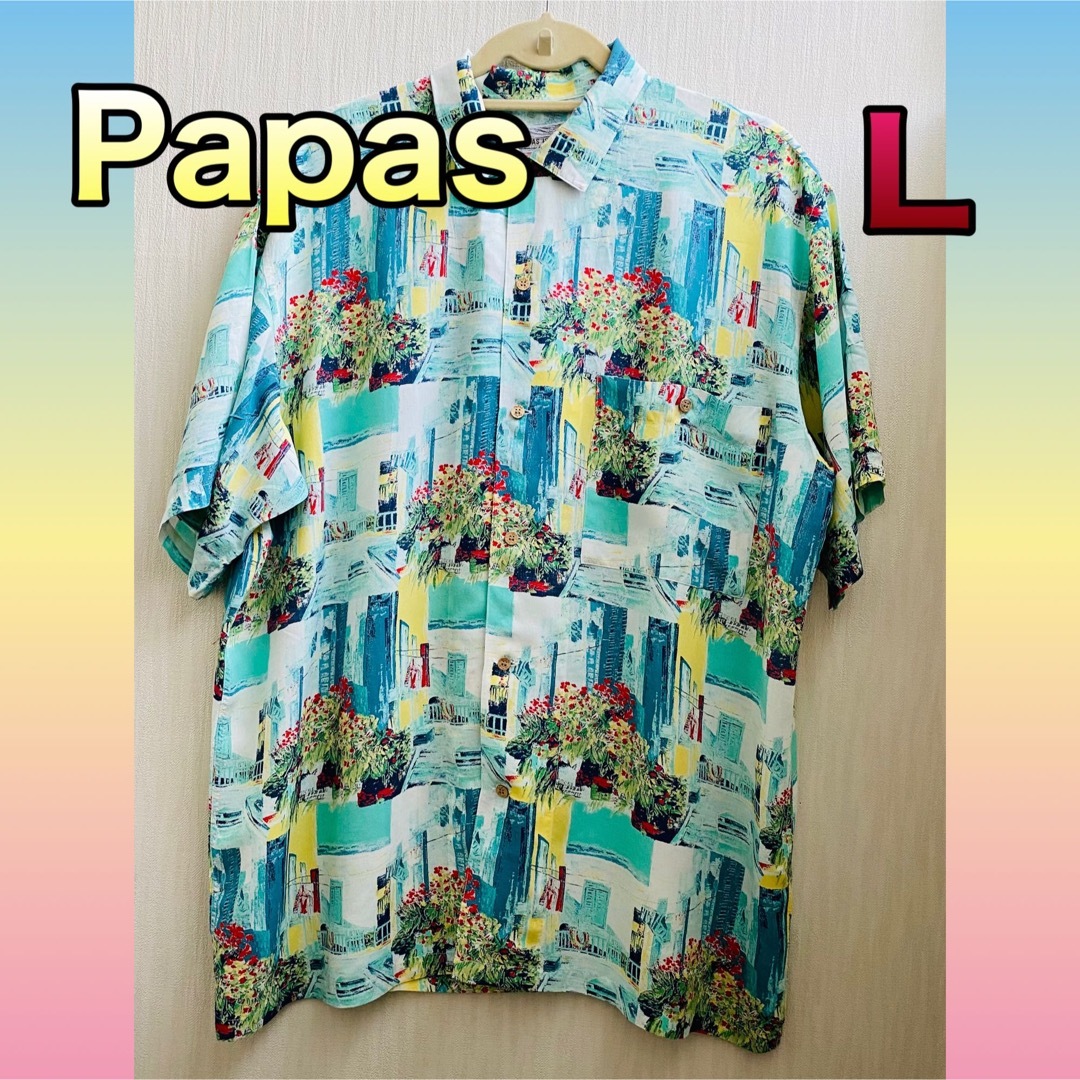 アロハシャツ Papas Lサイズ