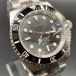 セイコー(SEIKO)の新品SEIKO MOD NH35搭載 セイコー サブマリーナ オイスター 黒(腕時計(アナログ))