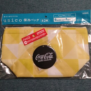 【unico】保冷バック【コカ・コーラ】オリジナルスライド式コンパクトミラー