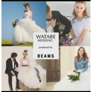 レディース値下げ！beams ワタベウェディング  ドレス　ボーダー　結婚式　リゾート婚