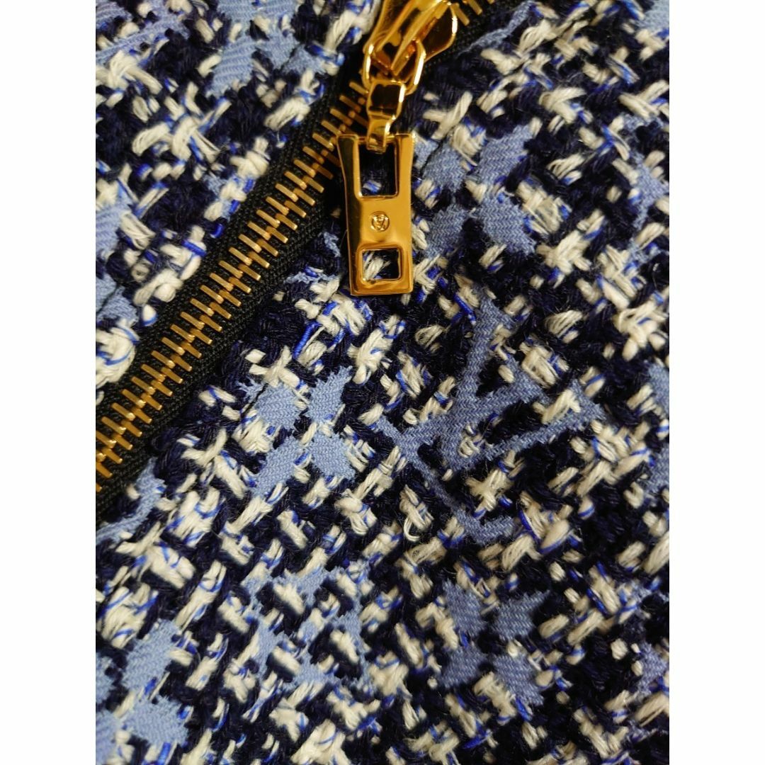 Louis Vuitton 22ss モノグラムツイード スケーター ワンピース