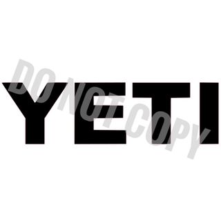 55 送料無料‼︎ 白 YETI イエティ カッティングシール(その他)