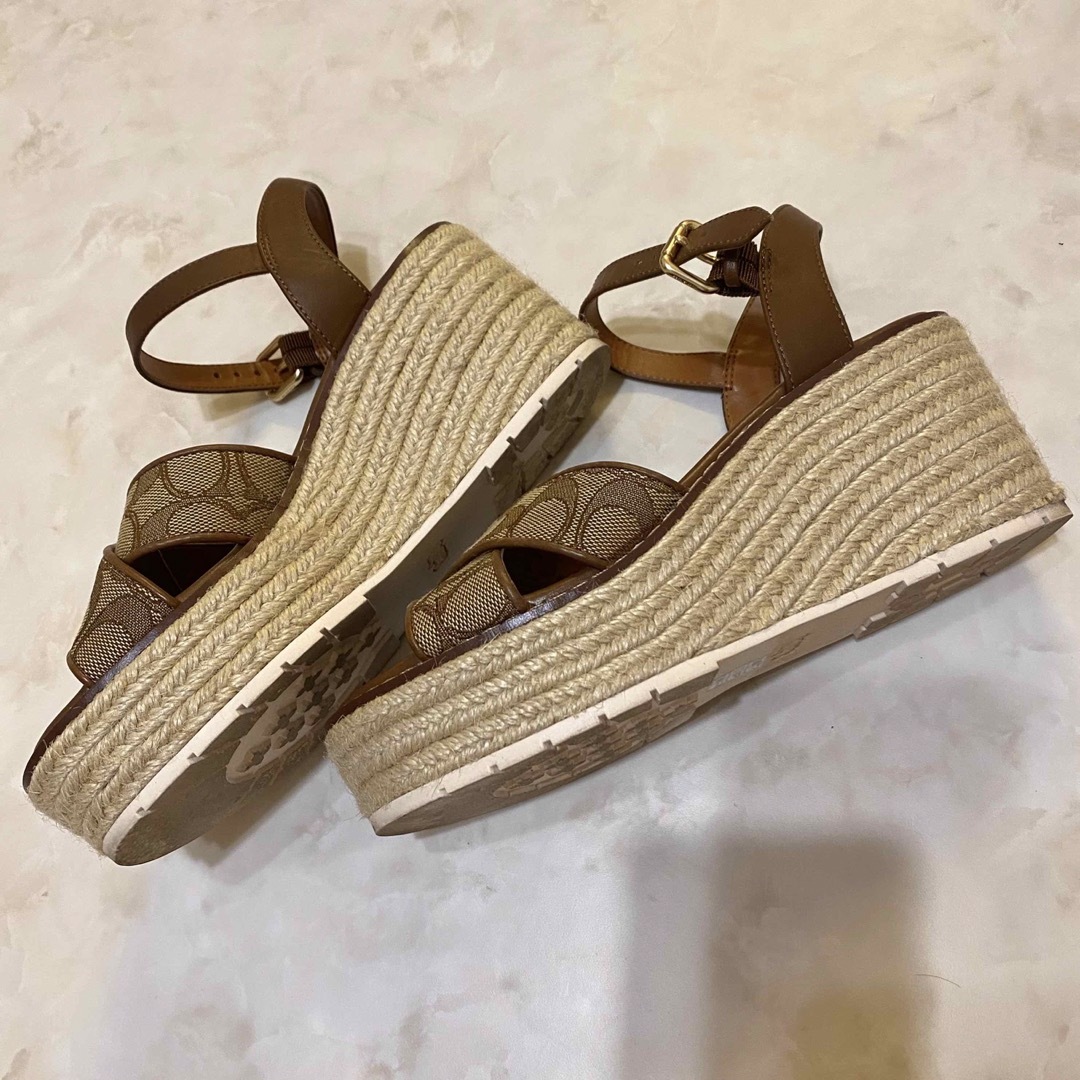 COACH - 【美品】コーチ サンダル23cm coach 厚底の通販 by s COACH - 【美品】コーチ サンダル23cm coach 厚底の通販 by s