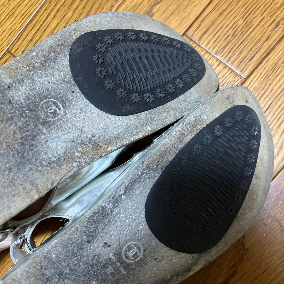 CHANEL - CHANEL シャネル スポーツサンダル スポサン シルバー 正規品