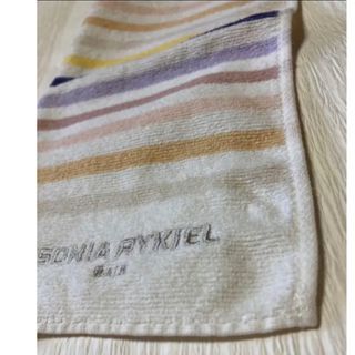 ソニアリキエル(SONIA RYKIEL)のタオルハンカチ　ソニアリキエル　SONIA RYKIEL ストライプ　ロゴ(ハンカチ)