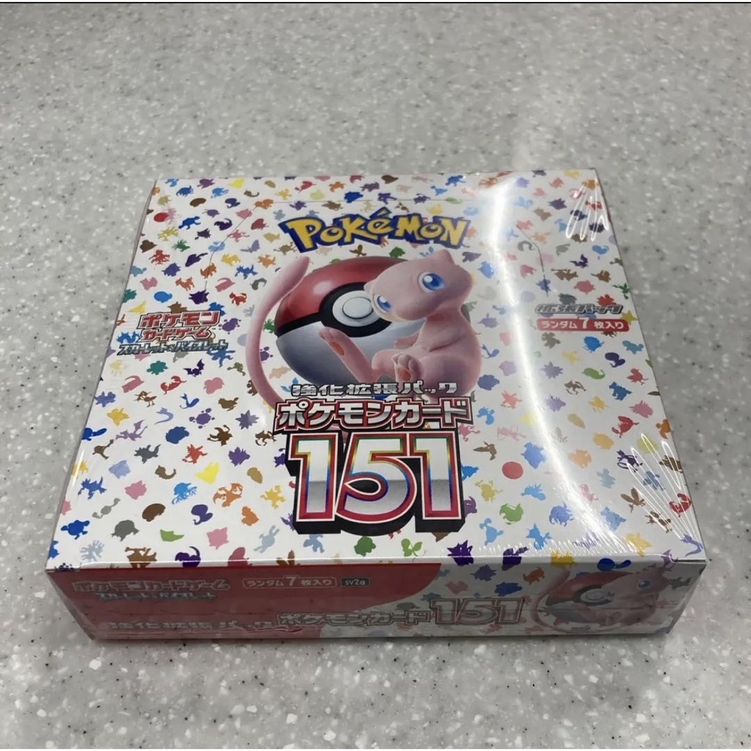 ポケモンカード 151 ポケカ シュリンク付き 1box-