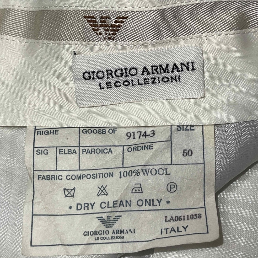 ARMANI COLLEZIONI(アルマーニ コレツィオーニ)のGIORGIO ARMANI COLLEZIONI ストライプ セットアップ メンズのスーツ(セットアップ)の商品写真