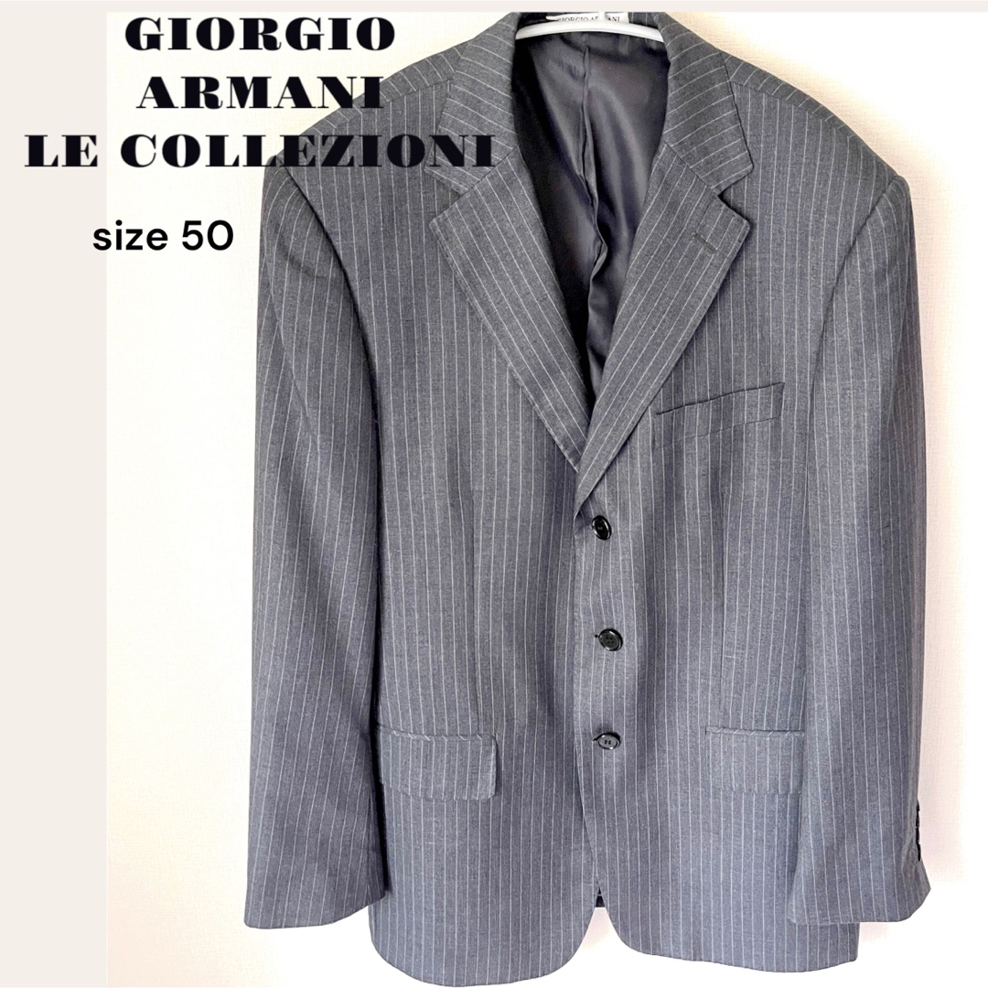 ARMANI COLLEZIONI(アルマーニ コレツィオーニ)のGIORGIO ARMANI COLLEZIONI ストライプ セットアップ メンズのスーツ(セットアップ)の商品写真