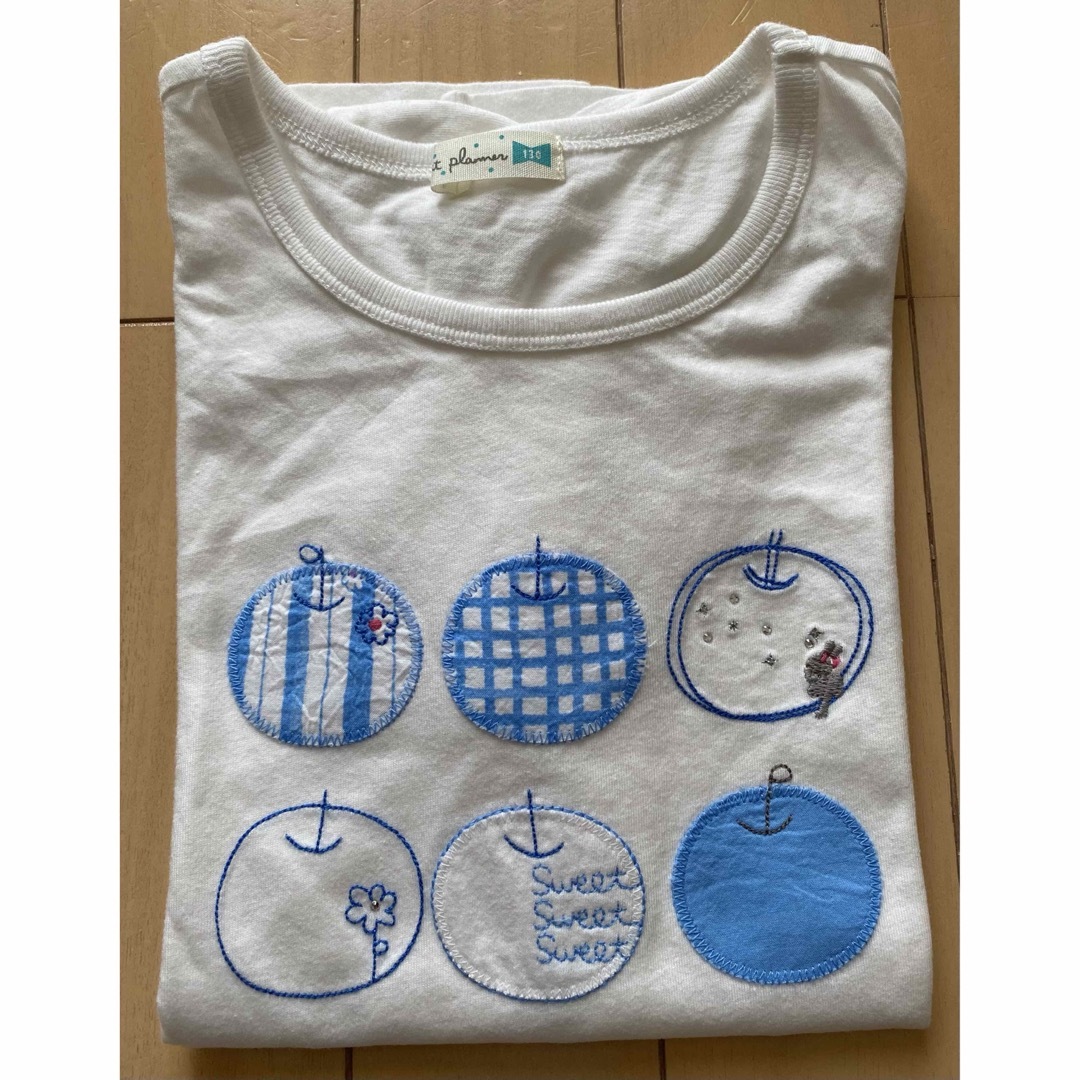KP - KP ニットプランナー りんごモチーフTシャツ 130の通販 by KP - KP ニットプランナー りんごモチーフTシャツ 130の通販 by
