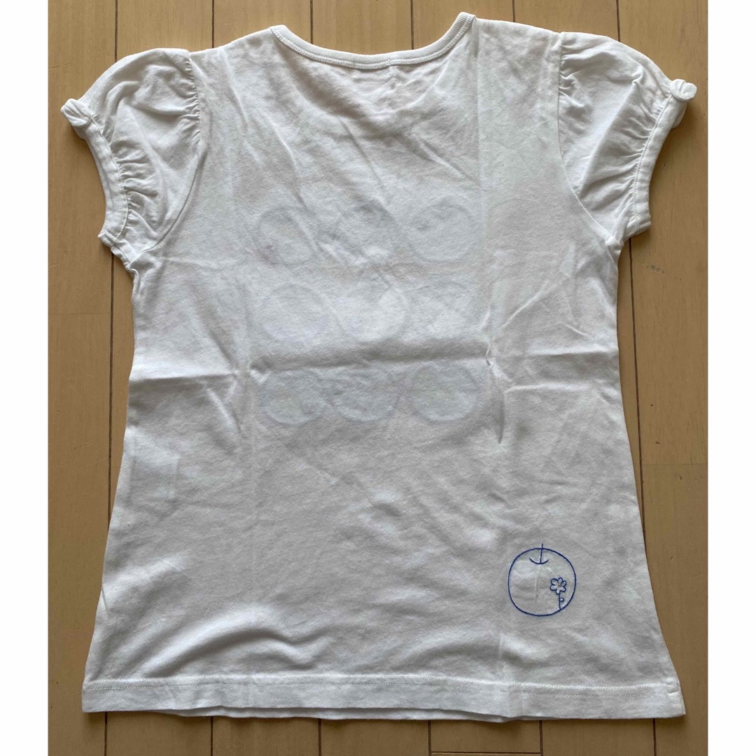 KP(ニットプランナー)のKP ニットプランナー りんごモチーフTシャツ 130 キッズ/ベビー/マタニティのキッズ服女の子用(90cm~)(Tシャツ/カットソー)の商品写真
