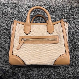 ザラ(ZARA)の【美品】ZARA ショルダーバッグ ハンドバッグ ベージュ ザラ(ショルダーバッグ)