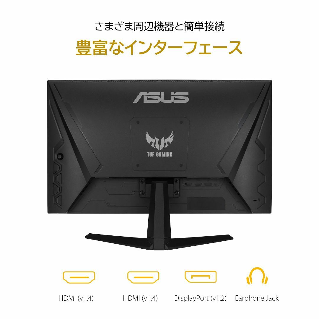 ASUS ゲーミングモニター 165Hz 23.8インチ モニター IPS フル